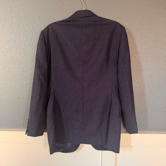 Paul Betenly Men's 40R Blue 2-Button 100% Wool Filarte Sandro Blazer Jacket Coat - Picture 12 of 13